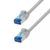LogiLink CP5032S Cat.6A S/FTP LSZH SlimLine tīkla savienotājkabelis, 1 m, pelēks