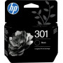 HP 301 oriģinālā melnā tintes kasetne, 3 ml