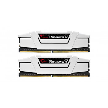 G.Skill Ripjaws V F4-3600C16D-16GVWC DDR4-3600 operatīvās atmiņas komplekts, 16 GB (2 x 8 GB), CL16, XMP2, balts