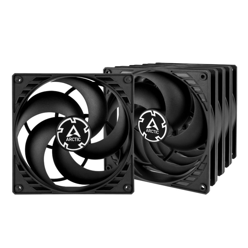 Arctic P14 Value Pack 140 mm korpusa ventilatoru komplekts (5 gab.), melni
