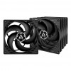 Arctic P14 Value Pack 140 mm korpusa ventilatoru komplekts (5 gab.), melni
