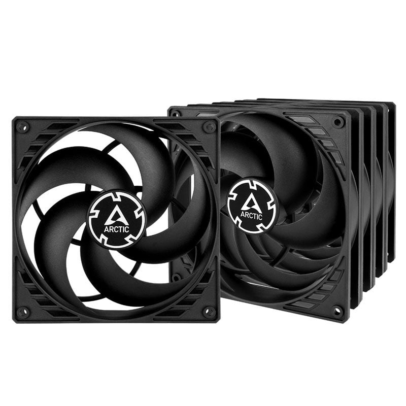Arctic P14 Value Pack 140 mm korpusa ventilatoru komplekts (5 gab.), melni