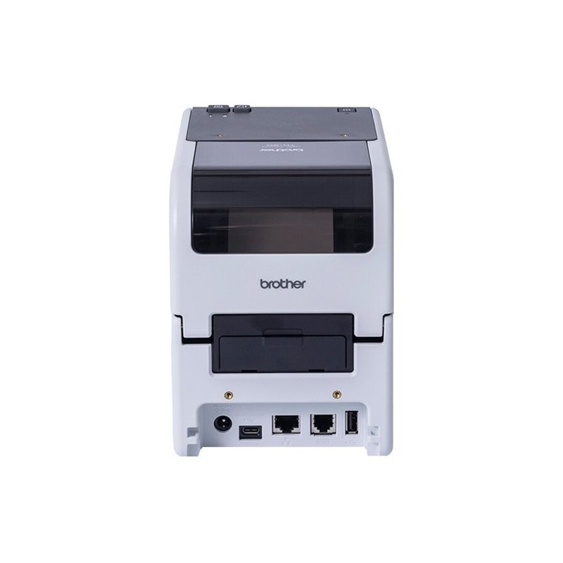 Brother TD-2320DFC203 melnbalts uzlīmju un čeku printeris, tiešā termodruka, 6,3 cm ruļļiem