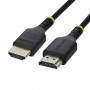 StarTech.com HDMI21-CBL-SLIM-50C plāns HDMI 2.1 vads, 50 cm, melns