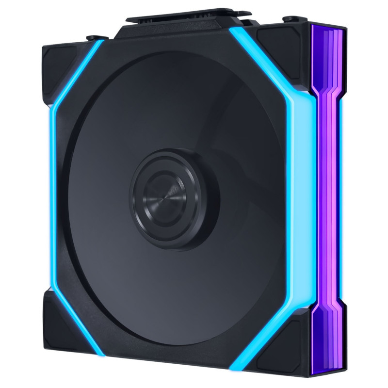 Lian Li UNI FAN SL FLEX Wireless PWM datora korpusa ventilators, ARGB, Infinity Mirror, 120 mm, melns