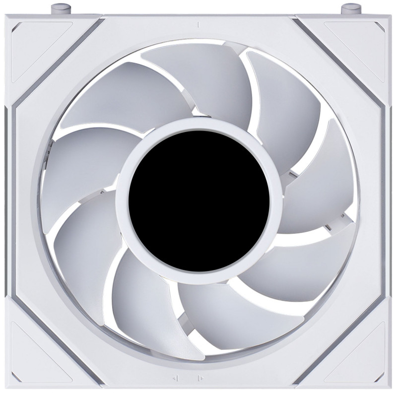 Lian Li UNI FAN SL-INF 120 FLEX LCD Wireless datora korpusa ventilators, ARGB un LCD, 120 mm, balts