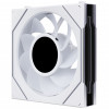 Lian Li UNI FAN SL-INF LCD FLEX Wireless datora korpusa ventilatori (3 gab.) ar kontrolieri, ARGB un LCD, Reverse Blade, 120 mm, balti