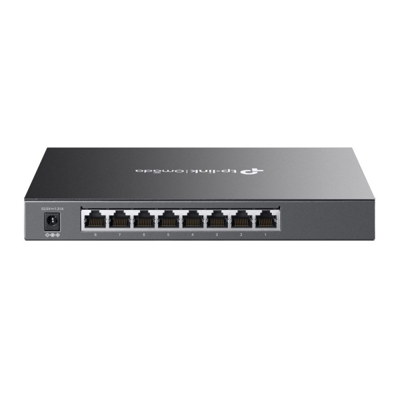 TP-Link SG2008P (TL-SG2008P) JetStream 8 portu Gigabit viedais tīkla komutators, 4 porti ar PoE+