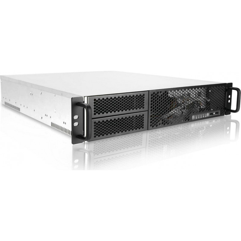 Ernitec 2U statīva serveris, Ultra 5 225, 1x 1GbE, TPM, 1x 550W barošanas avots, Windows 11 Pro