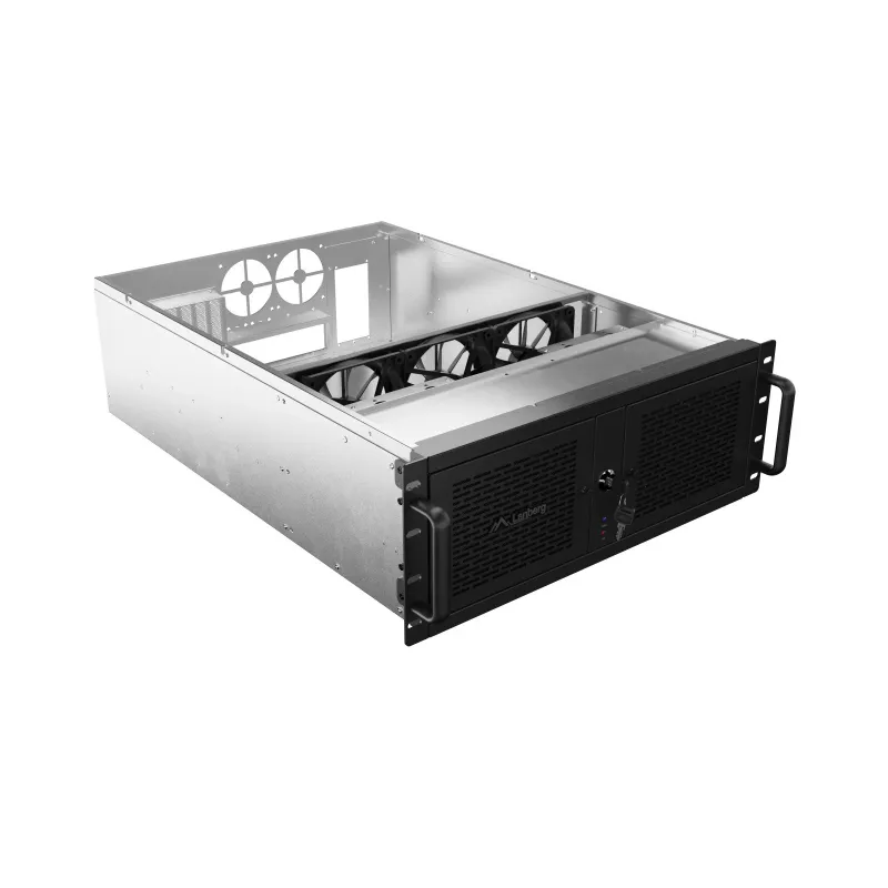 Lanberg SC01-6504-12B 19 collu 4U servera korpuss, E-ATX 650/12