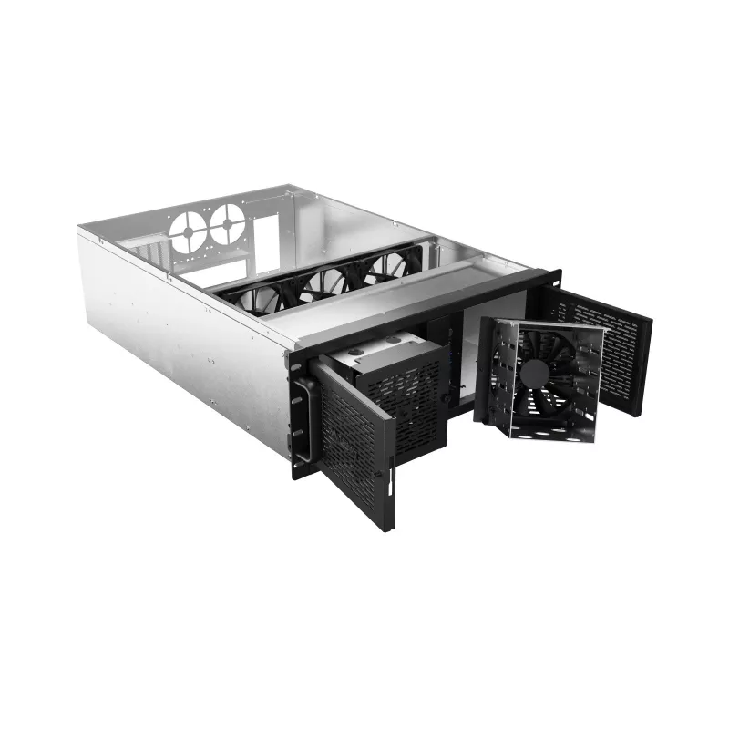 Lanberg SC01-6504-12B 19 collu 4U servera korpuss, E-ATX 650/12
