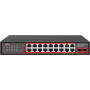 Getfort GF-220G-16P-240 PoE komutators, 16 x GE PoE + 2 x GE + 2 x SFP, 240 W