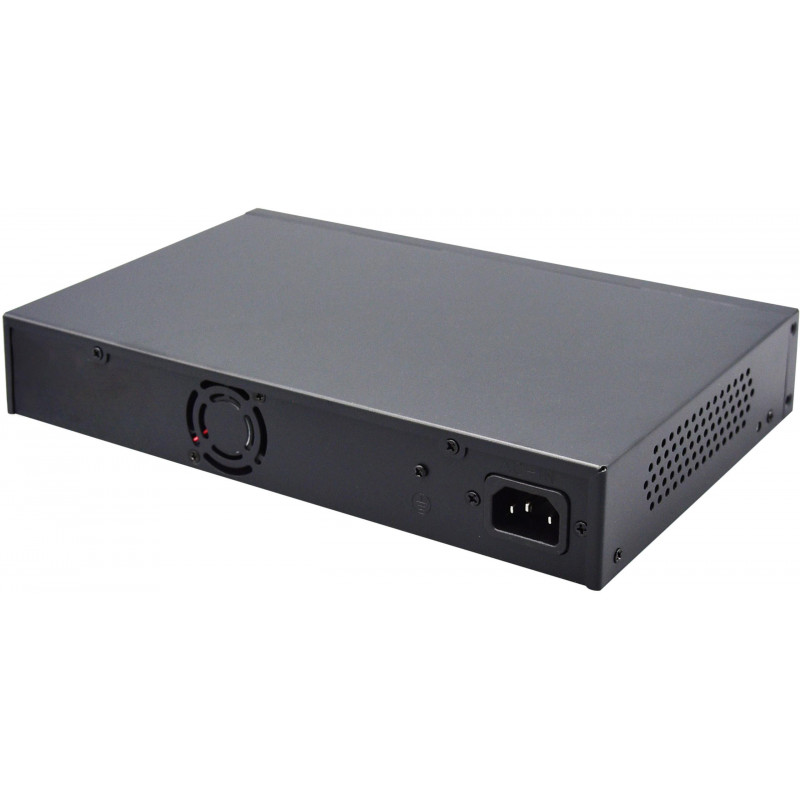 Getfort GF-220G-16P-240 PoE komutators, 16 x GE PoE + 2 x GE + 2 x SFP, 240 W