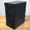 Kolink AM2 ARGB Midi Tower datora korpuss, ATX, rūdīts stikls, ar 4x 120 mm ventilatoriem, melns