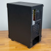 Kolink AM2 ARGB Midi Tower datora korpuss, ATX, rūdīts stikls, ar 4x 120 mm ventilatoriem, melns