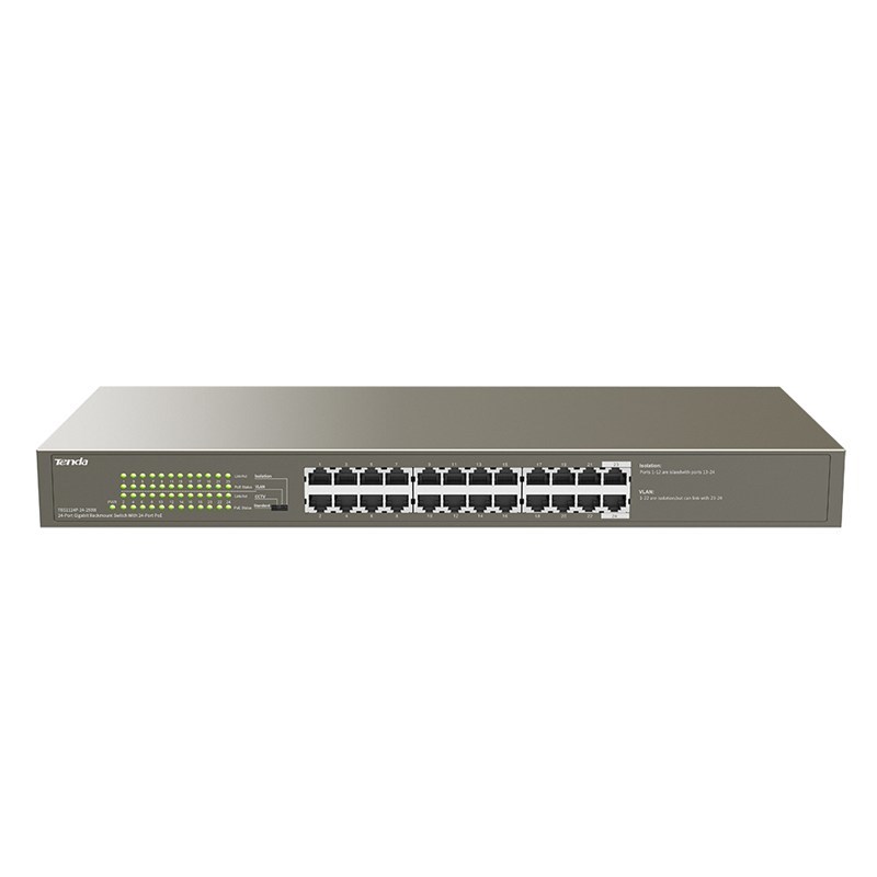 Tenda TEG1124P-24-250W PoE komutators, 24 porti, 250 W