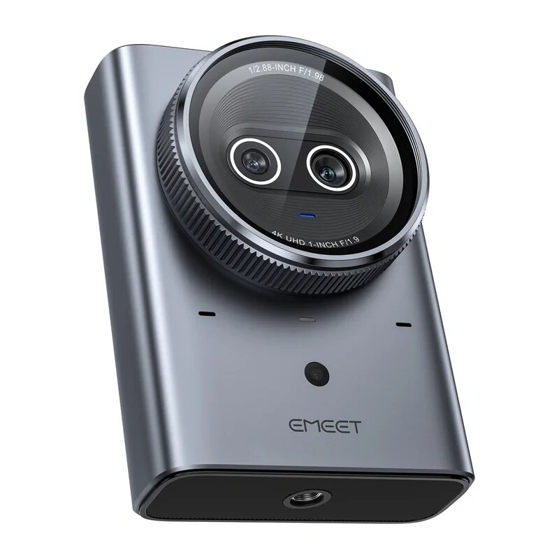 Emeet Prime SE tīmekļa kamera ar diviem objektīviem, 4K