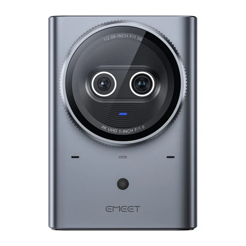 Emeet Prime SE tīmekļa kamera ar diviem objektīviem, 4K