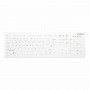 Cherry Contour Active Key AK-C8112-U1-W/EU medicīniskā tastatūra ar vadu, ES taustiņu izkārtojums, balta