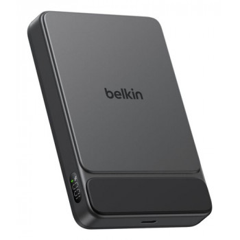 Belkin UltraCharge Pro Slim BPD022HQBK magnētiskā ārējā baterija, 10000 mAh, melna, ar ekrānu