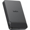 Belkin UltraCharge Pro Slim BPD022HQBK magnētiskā ārējā baterija, 10000 mAh, melna, ar ekrānu