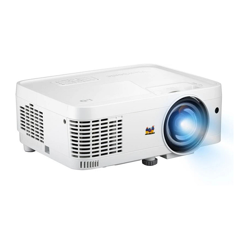ViewSonic LSD300W-ST projektors ar īsu projekcijas attālumu, 3300 ANSI lūmenu, DLP, WXGA (1280x800), baltā krāsā