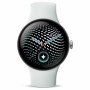 Google Pixel Watch 5 WiFi viedpulkstenis, 41 mm, Polished Silver / Fog, GA10898-DE