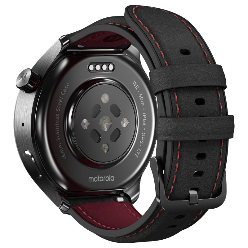 Motorola Moto Watch Ultra LTE viedpulkstenis, 46 mm, melns, PBCX0000SE