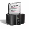 Axagon ADSA-SC dokošanas stacija 2,5/3,5 collu SATA diskiem ar klonēšanu, USB-C 5 Gbps