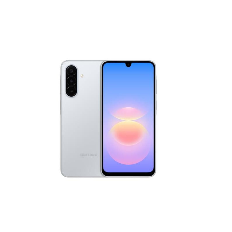 Samsung Galaxy A18 4G SM-A185FZSDEUE tālrunis ar divām SIM, 4 GB RAM, 128 GB, sudraba krāsā