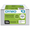 DYMO 2093095 LabelWriter daudzfunkcionālās uzlīmes, 32 x 57 mm, 12 ruļļi, baltas