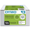 DYMO 2093095 LabelWriter daudzfunkcionālās uzlīmes, 32 x 57 mm, 12 ruļļi, baltas