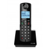 Alcatel S280 EWE DECT bezvadu tālrunis ar brīvroku režīmu, melnā krāsā