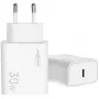 Ansmann Home Charger HC130PD USB lādētājs ar 1x USB-C, PPS, PD, Quick Charge, 30 W, baltā krāsā