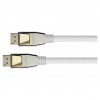 Good Connections Python DP20-PY010W DisplayPort 2.0 vads, 54 Gbit/s, UHBR 13.5, ar neilona apvalku, balts, 1 m