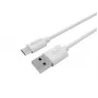 Equip 128846 USB-A uz USB-C 2.0 vads, 3 A, 0,5 m, balts