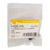 LogiLink CA1018 Toslink audio pāreja, Toslink ligzda – Toslink ligzda, melna