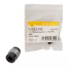 LogiLink CA1018 Toslink audio pāreja, Toslink ligzda – Toslink ligzda, melna