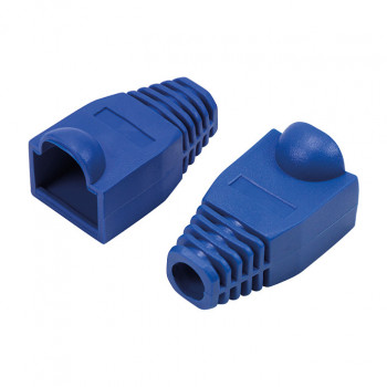 LogiLink MP0066 RJ45 savienotāju aizsargčaulas 6,5 mm, zilas (50 gab.)