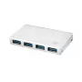 LogiLink UA0421 USB 3.0 sadalītājs ar 4 portiem un barošanas adapteri