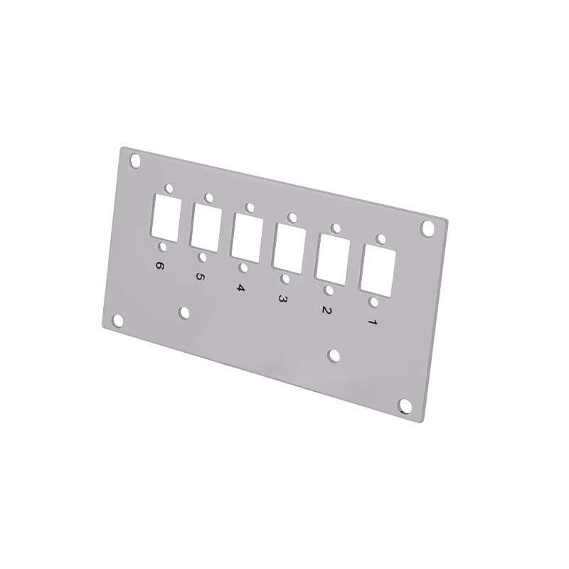 LogiLink FB5002 optiskās šķiedras priekšējā plāksne, 6 LC-D / 6 SC-S, metināšanas sadales kārbai