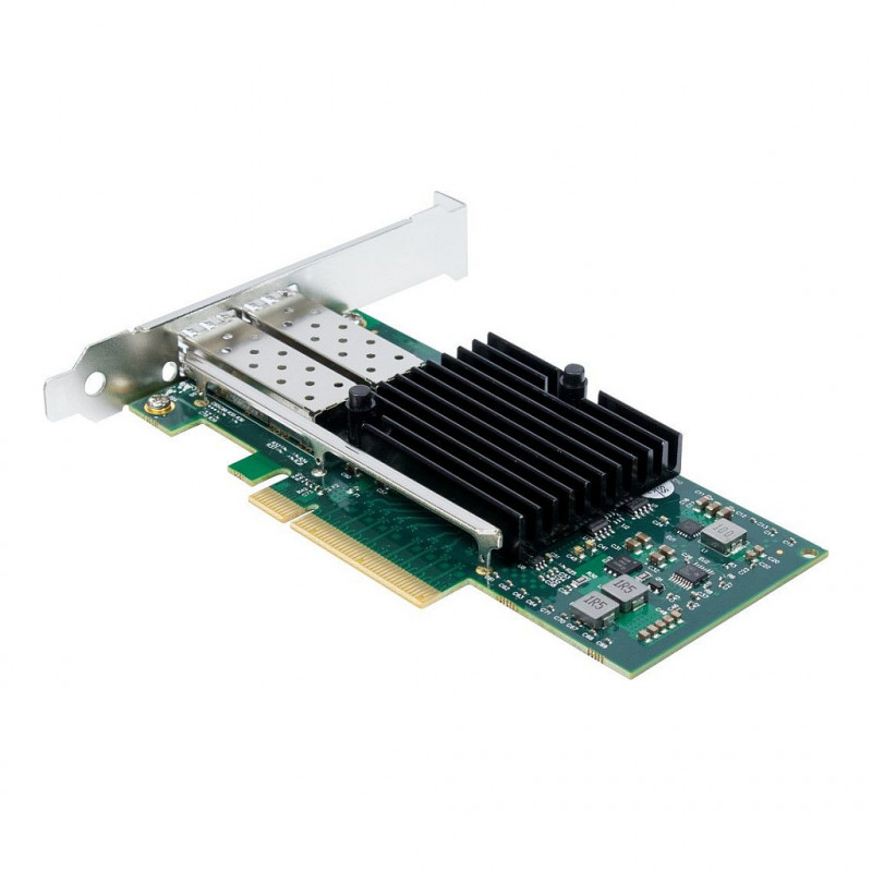 Inter-Tech ST-723 tīkla karte, PCIe x8, 2 × SFP+, 10 Gbit/s