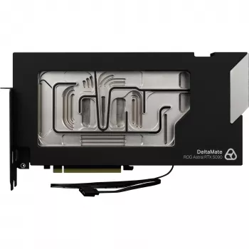Thermal Grizzly DeltaMate GPU ūdens bloks ROG Astral RTX 5090 grafiskajai kartei, melns/sudraba