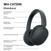 Sony WH-CH730N bezvadu austiņas, trokšņu slāpēšana, melnā krāsā