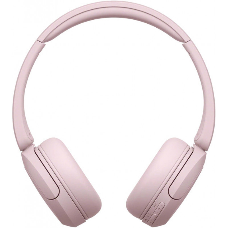 Sony WH-CH530 Bluetooth austiņas ar mikrofonu, novietojamas uz ausīm, trokšņu samazināšana, rozā