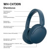 Sony WH-CH730N Bluetooth austiņas ap ausīm ar mikrofonu, zilā krāsā
