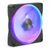 NZXT F140U Ultra RGB korpusa ventilators, 140 mm, melnā krāsā, RF-E14US-BA