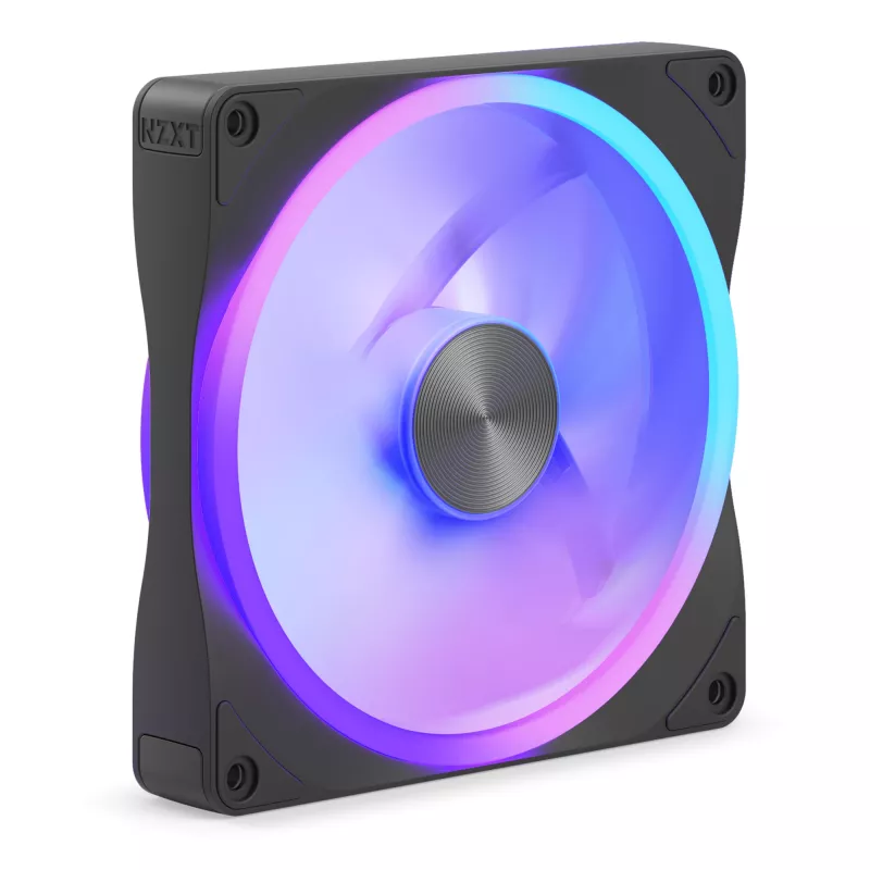 NZXT F140U Ultra RGB korpusa ventilators, 140 mm, melnā krāsā, RF-E14US-BA