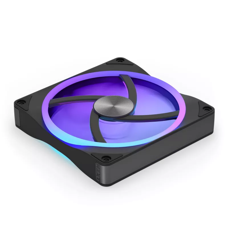 NZXT F140U Ultra RGB korpusa ventilators, 140 mm, melnā krāsā, RF-E14US-BA