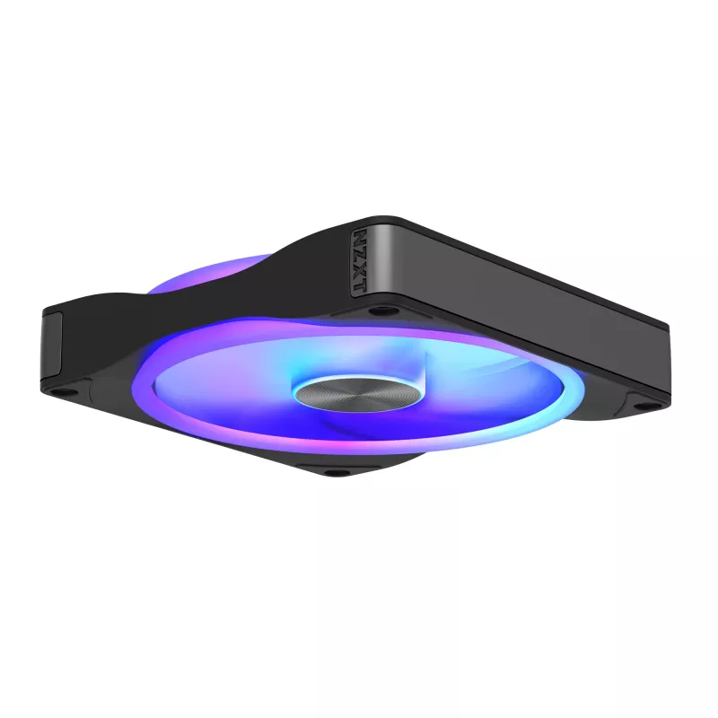 NZXT F140U Ultra RGB korpusa ventilators, 140 mm, melnā krāsā, RF-E14US-BA